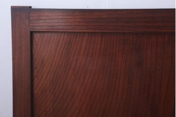 古民具・骨董　総欅材!シンプルなアンティーク板戸(2)