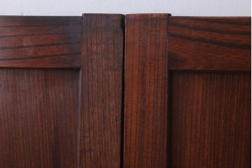 古民具・骨董　総欅材!シンプルなアンティーク板戸(2)