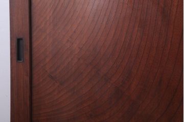 古民具・骨董　総欅材!シンプルなアンティーク板戸(2)