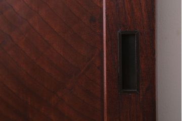 古民具・骨董　総欅材!シンプルなアンティーク板戸(2)