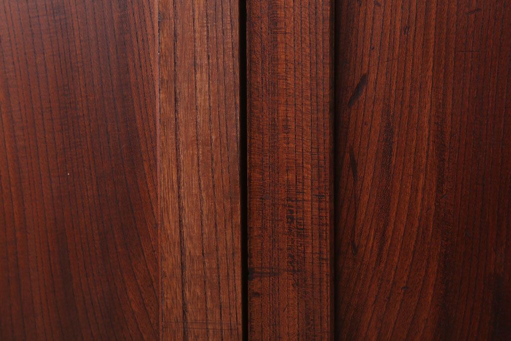 古民具・骨董　総欅材!シンプルなアンティーク板戸(2)