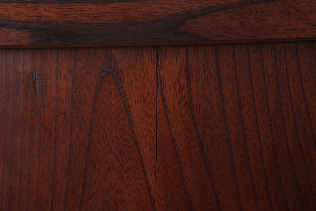 古民具・骨董　総欅材!シンプルなアンティーク板戸(2)