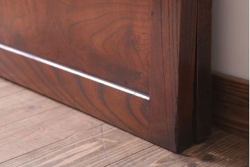 古民具・骨董　総欅材!シンプルなアンティーク板戸(2)