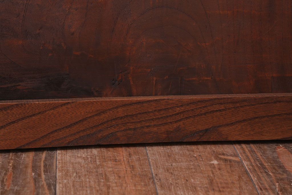 古民具・骨董　総欅材!シンプルなアンティーク板戸(2)