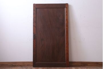 古民具・骨董　総欅材!シンプルなアンティーク板戸