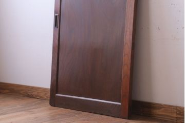 古民具・骨董　総欅材!シンプルなアンティーク板戸