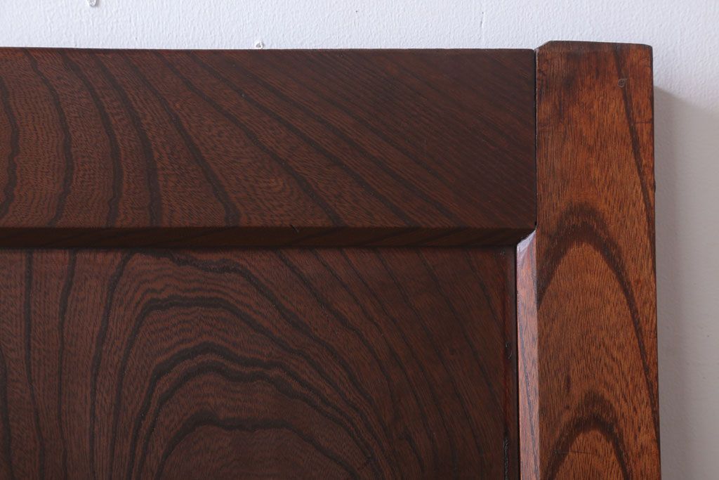 古民具・骨董　総欅材!シンプルなアンティーク板戸