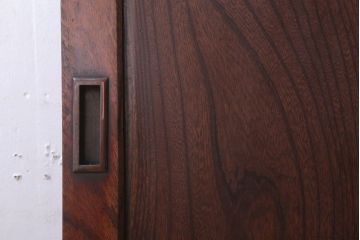 古民具・骨董　総欅材!シンプルなアンティーク板戸