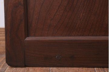 古民具・骨董　総欅材!シンプルなアンティーク板戸