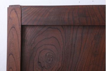 古民具・骨董　総欅材!シンプルなアンティーク板戸