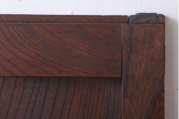 古民具・骨董　総欅材!シンプルなアンティーク板戸