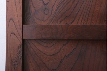 古民具・骨董　総欅材!シンプルなアンティーク板戸