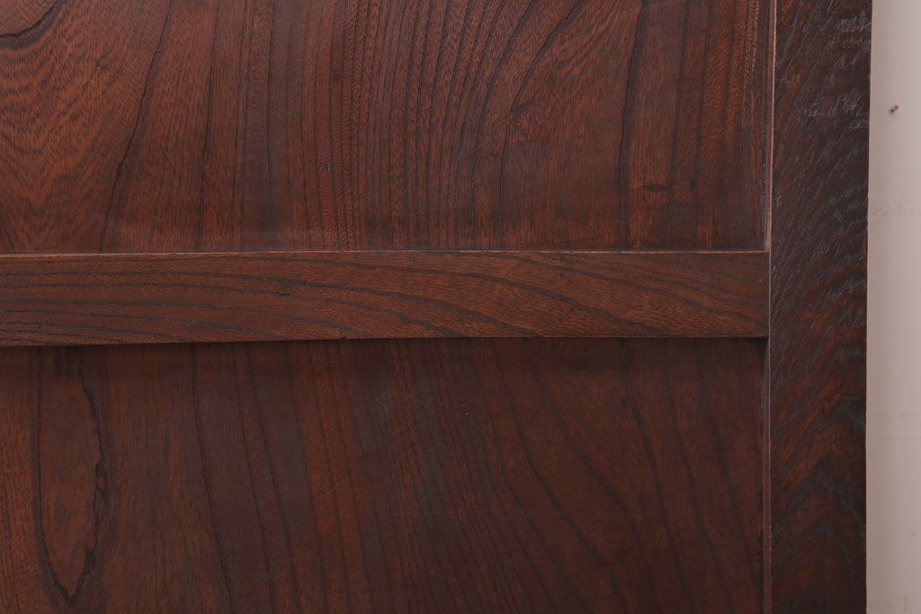 古民具・骨董　総欅材!シンプルなアンティーク板戸