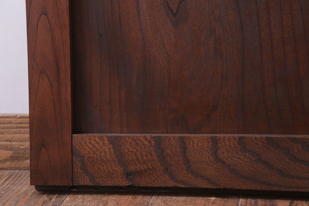 古民具・骨董　総欅材!シンプルなアンティーク板戸