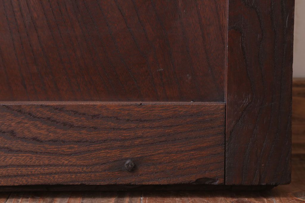 古民具・骨董　総欅材!シンプルなアンティーク板戸