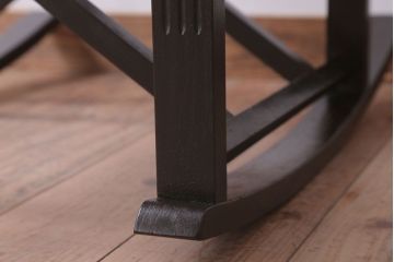 アンティーク家具　和モダン　日本楽器・山葉(ヤマハ)文化椅子　折り畳み式ロッキングチェア(椅子、折りたたみ式チェア)(R-021494)