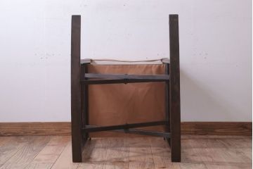 アンティーク家具　和モダン　日本楽器・山葉(ヤマハ)文化椅子　折り畳み式ロッキングチェア(椅子、折りたたみ式チェア)(R-021494)