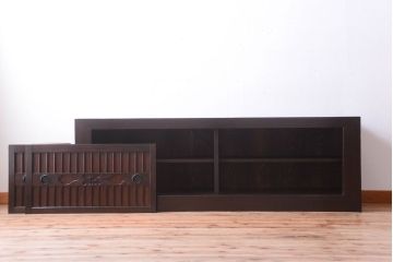 アンティーク家具　古民具・骨董　明治期　上品な時代箪笥ローボード