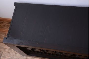 アンティーク家具　古民具・骨董　明治期　上品な時代箪笥ローボード