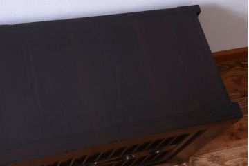 アンティーク家具　古民具・骨董　明治期　上品な時代箪笥ローボード