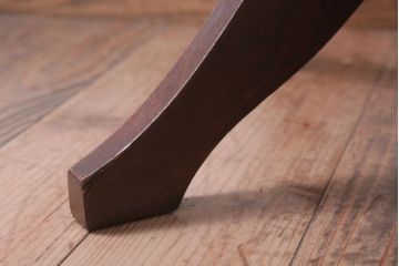 アンティーク家具　和製アンティーク　明治〜大正期　透かし彫り!アーム付きのシックな回転椅子