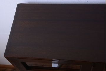 レトロ家具　昭和レトロ　古い木製のシンプルシックなブックケース(本箱)