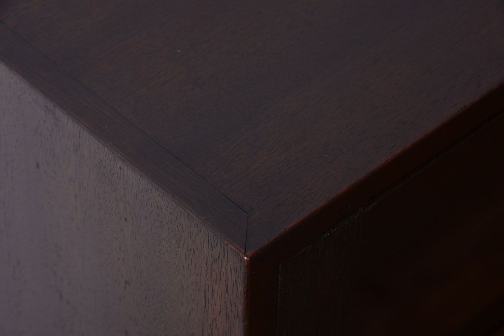 レトロ家具　昭和レトロ　古い木製のシンプルシックなブックケース(本箱)