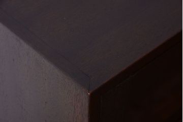 レトロ家具　昭和レトロ　古い木製のシンプルシックなブックケース(本箱)