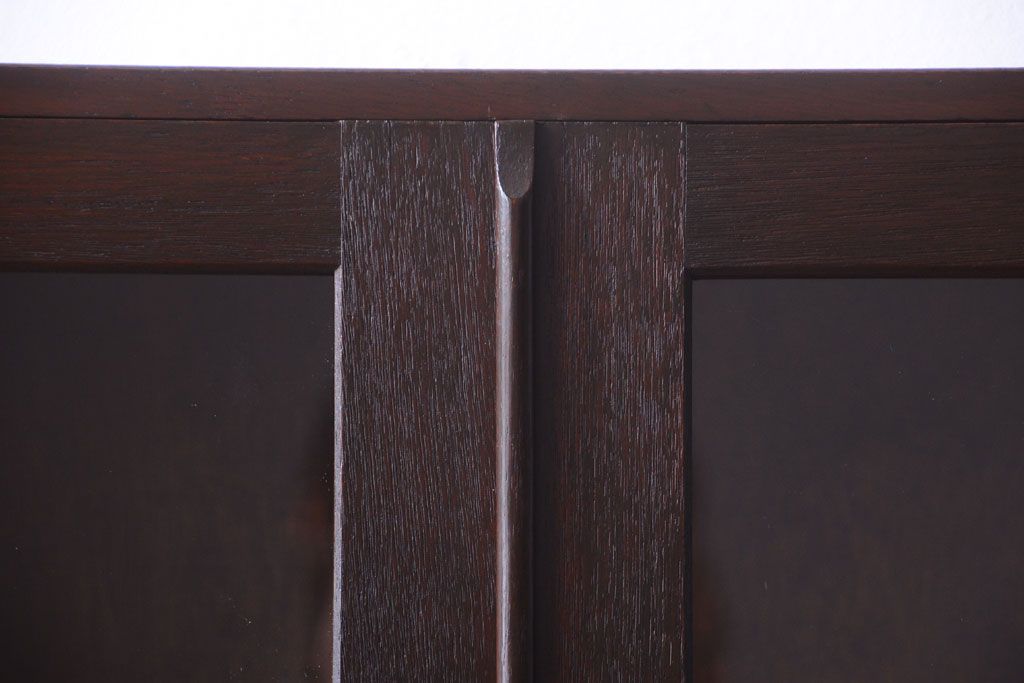 レトロ家具　昭和レトロ　古い木製のシンプルシックなブックケース(本箱)