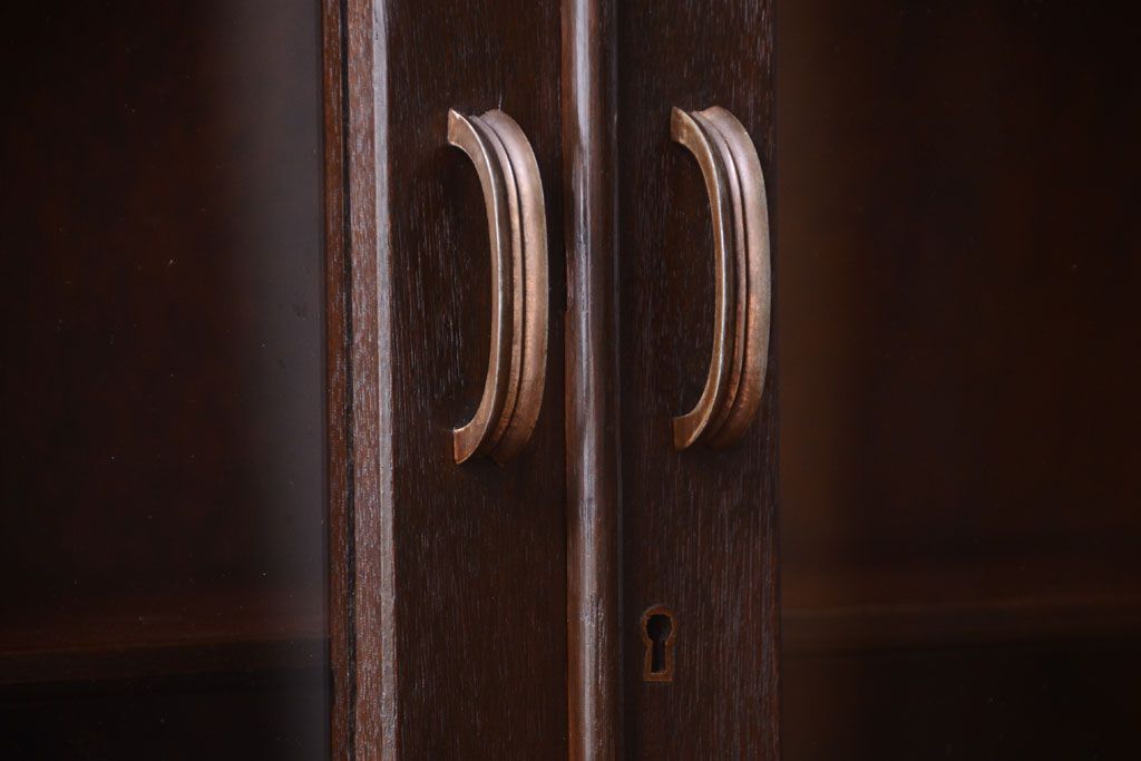 レトロ家具　昭和レトロ　古い木製のシンプルシックなブックケース(本箱)