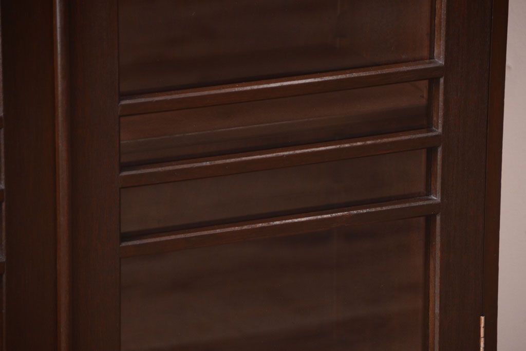 レトロ家具　昭和レトロ　古い木製のシンプルシックなブックケース(本箱)