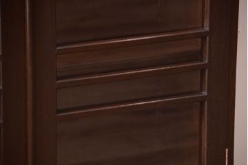 レトロ家具　昭和レトロ　古い木製のシンプルシックなブックケース(本箱)