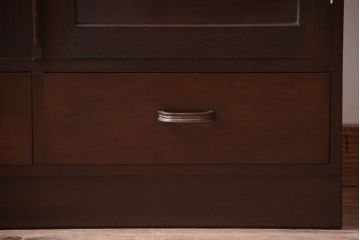 レトロ家具　昭和レトロ　古い木製のシンプルシックなブックケース(本箱)