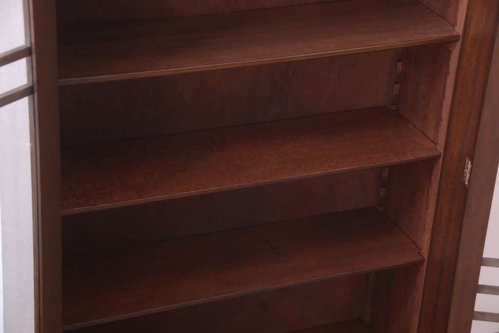 レトロ家具　昭和レトロ　古い木製のシンプルシックなブックケース(本箱)