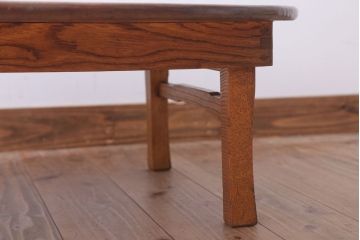 アンティーク家具　アンティーク　古い木のシンプルなちゃぶ台