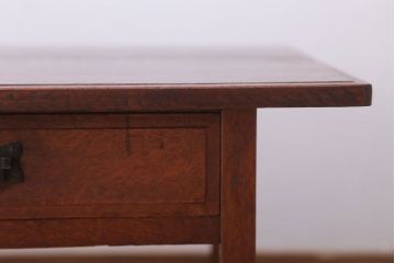 アンティーク家具　古民具・骨董　高級品!古いナラ材のアンティーク文机