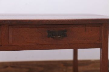 アンティーク家具　古民具・骨董　高級品!古いナラ材のアンティーク文机