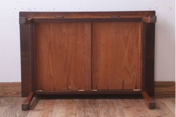 アンティーク家具　古民具・骨董　高級品!古いナラ材のアンティーク文机