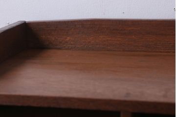 レトロ家具　昭和レトロ　古い木製の小ぶりなアンティーク書類ケース(カルテケース)