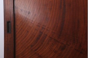 古民具・骨董　明治大正　総欅材!シンプルなアンティーク板戸(1)