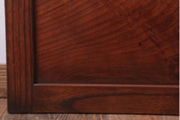 古民具・骨董　明治大正　総欅材!シンプルなアンティーク板戸(1)