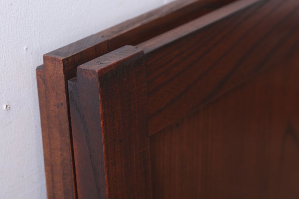 古民具・骨董　明治大正　総欅材!シンプルなアンティーク板戸(1)