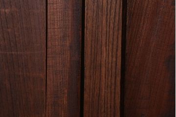 古民具・骨董　明治大正　総欅材!シンプルなアンティーク板戸(1)