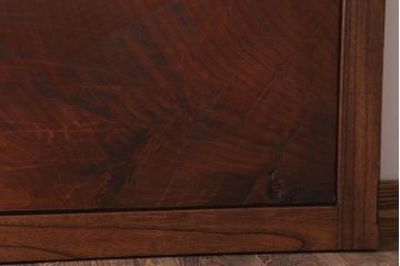 古民具・骨董　明治大正　総欅材!シンプルなアンティーク板戸(1)