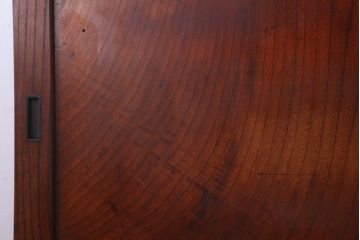 古民具・骨董　明治大正　総欅材!シンプルなアンティーク板戸(2)