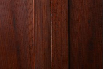 古民具・骨董　明治大正　総欅材!シンプルなアンティーク板戸(2)