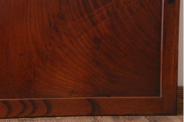 古民具・骨董　明治大正　総欅材!シンプルなアンティーク板戸(2)