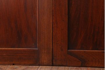 古民具・骨董　明治大正　総欅材!シンプルなアンティーク板戸(2)