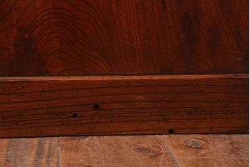 古民具・骨董　明治大正　総欅材!シンプルなアンティーク板戸(2)