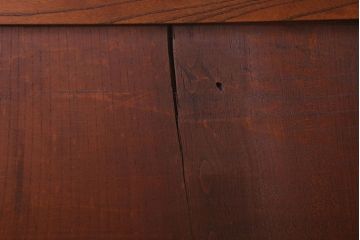 古民具・骨董　明治大正　総欅材!シンプルなアンティーク板戸(2)